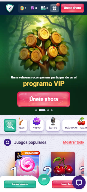 Menú principal & navegación rápida